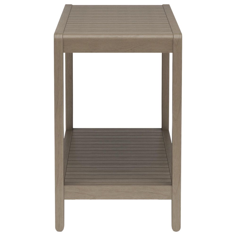 Homestyles Sustain Patio Sofa Table in Stain Brown - Table Only, , large