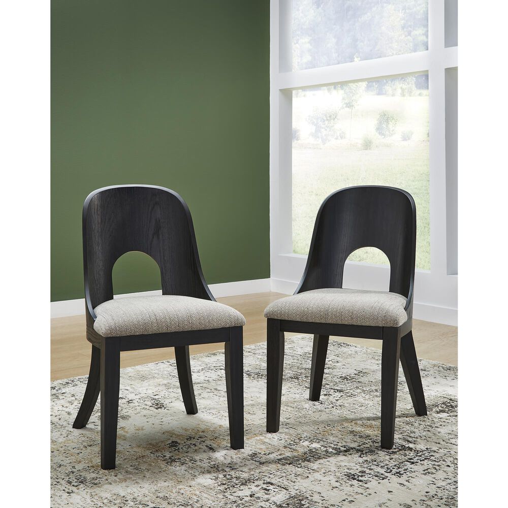 Millenium Rowanbeck Side Chair in Black, , large
