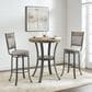Linon Home Decor Franklin Bar Height Pub Table in Pewter and Grey Wash - Table Only, , large