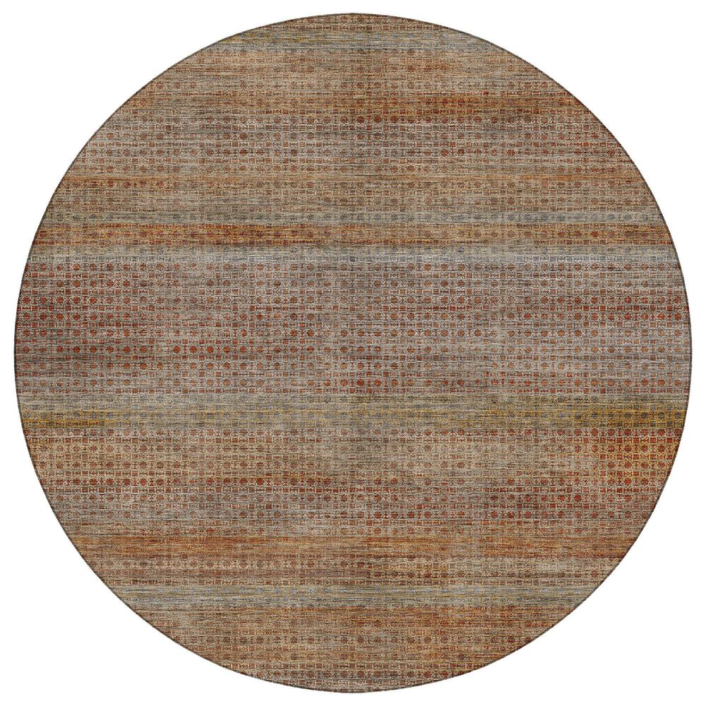 Dalyn Rug Company Vico VC5 Paprika 8" Round Area Rug, , large