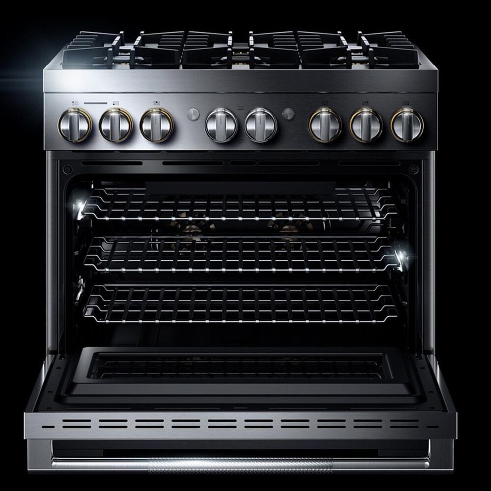 JennAir Rise 36&quot; Dual-Fuel Professional Range in Stainless Steel, , large