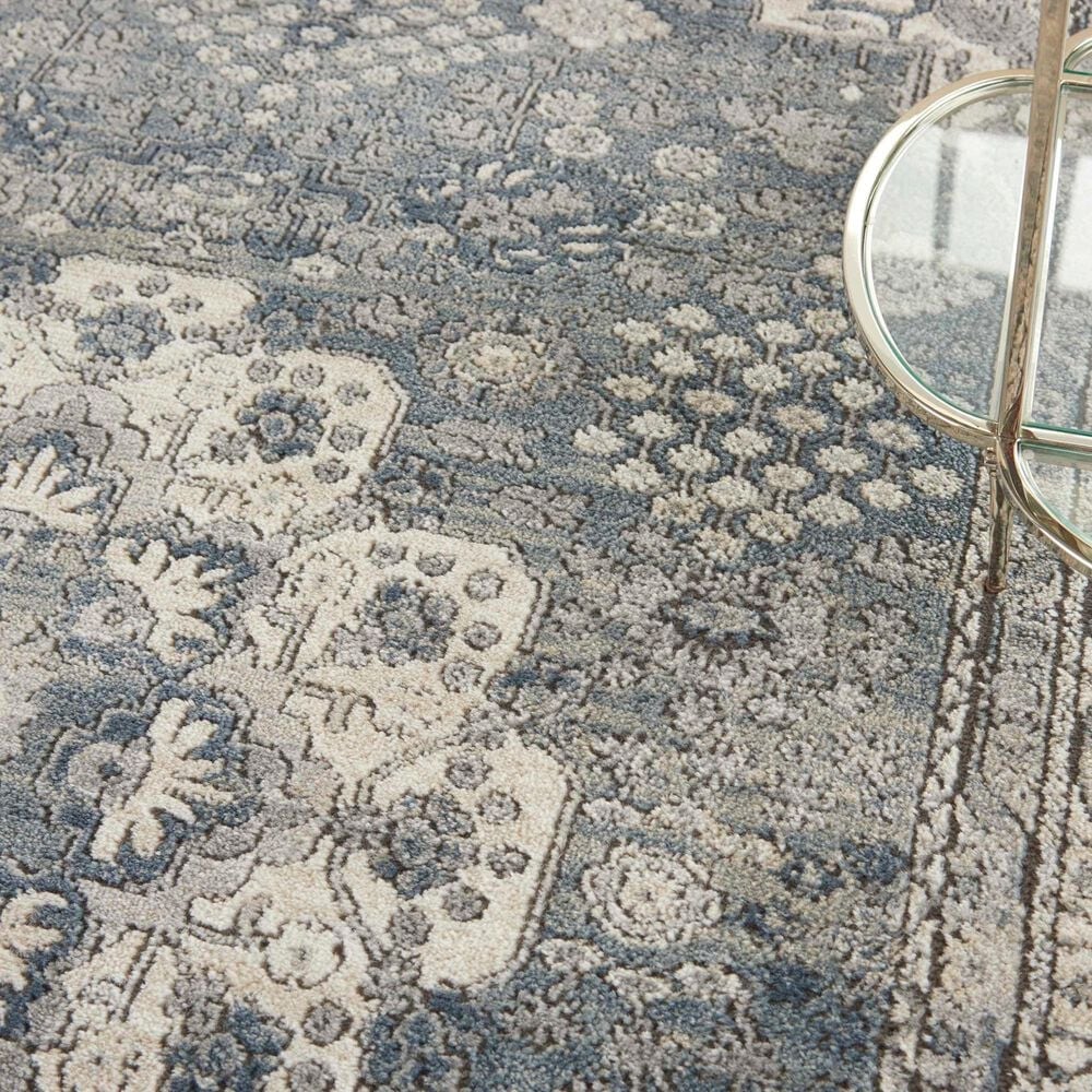 Nourison Quarry 3&#39; x 5&#39; Grey and Ivory Area Rug, , large
