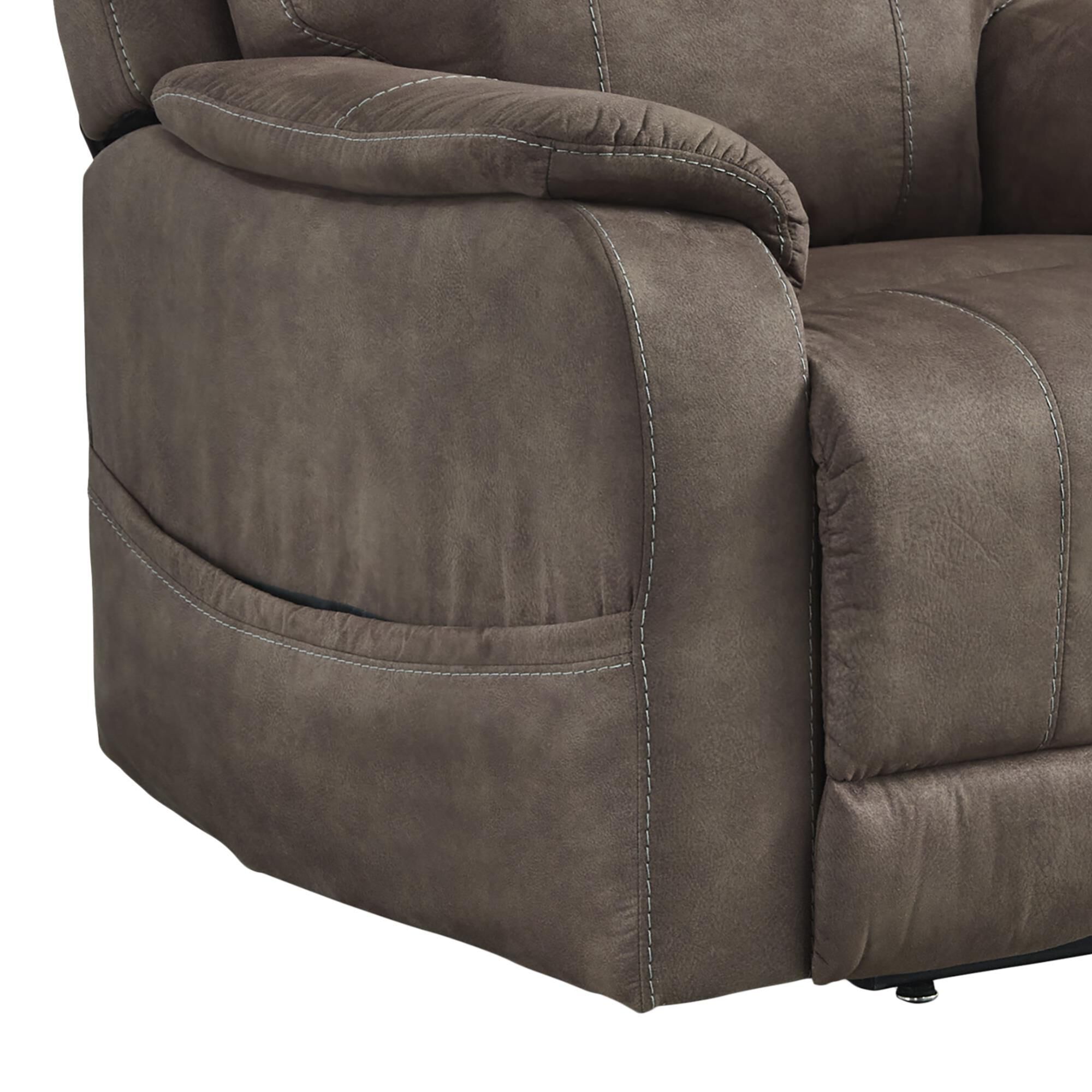 Ashley Crestmeade Power Lift Recliner in Espresso