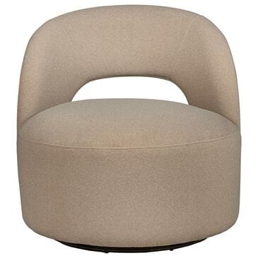 Interlochen Armless Swivel Accent Chair in Sand, , large
