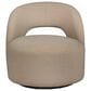Interlochen Armless Swivel Accent Chair in Sand, , large