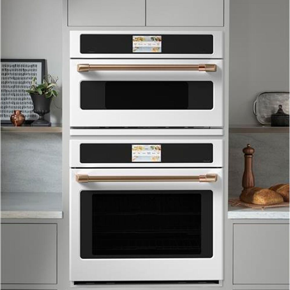 Cafe 30" Five in One Oven with 120v Advantium Technology in Matte White
