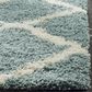 Safavieh Dallas Shag SGD257C-10 10" x 14" Seafoam/Ivory Area Rug, , large
