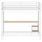 Pacific Landing Bettoni Full Over Twin Bunk Bed in Matte White, , large