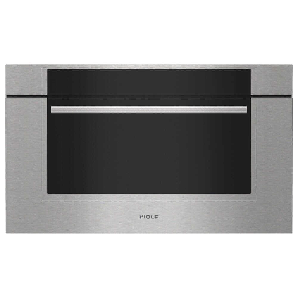 Wolf Appliances 1.6 Cu. Ft. M Series Transitional Drop-Down Door Speed Oven in Stainless Steel, , large