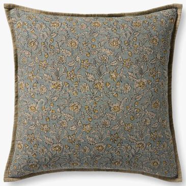Loloi 22" Square Throw Pillow in Light Blue and Multicolor, , large