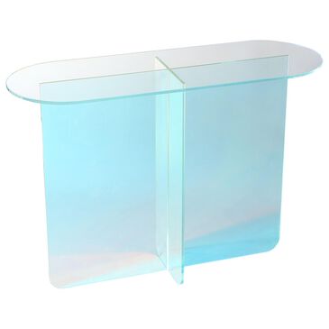 Urban Home Fomo Console Table in Iridescent Glass, , large