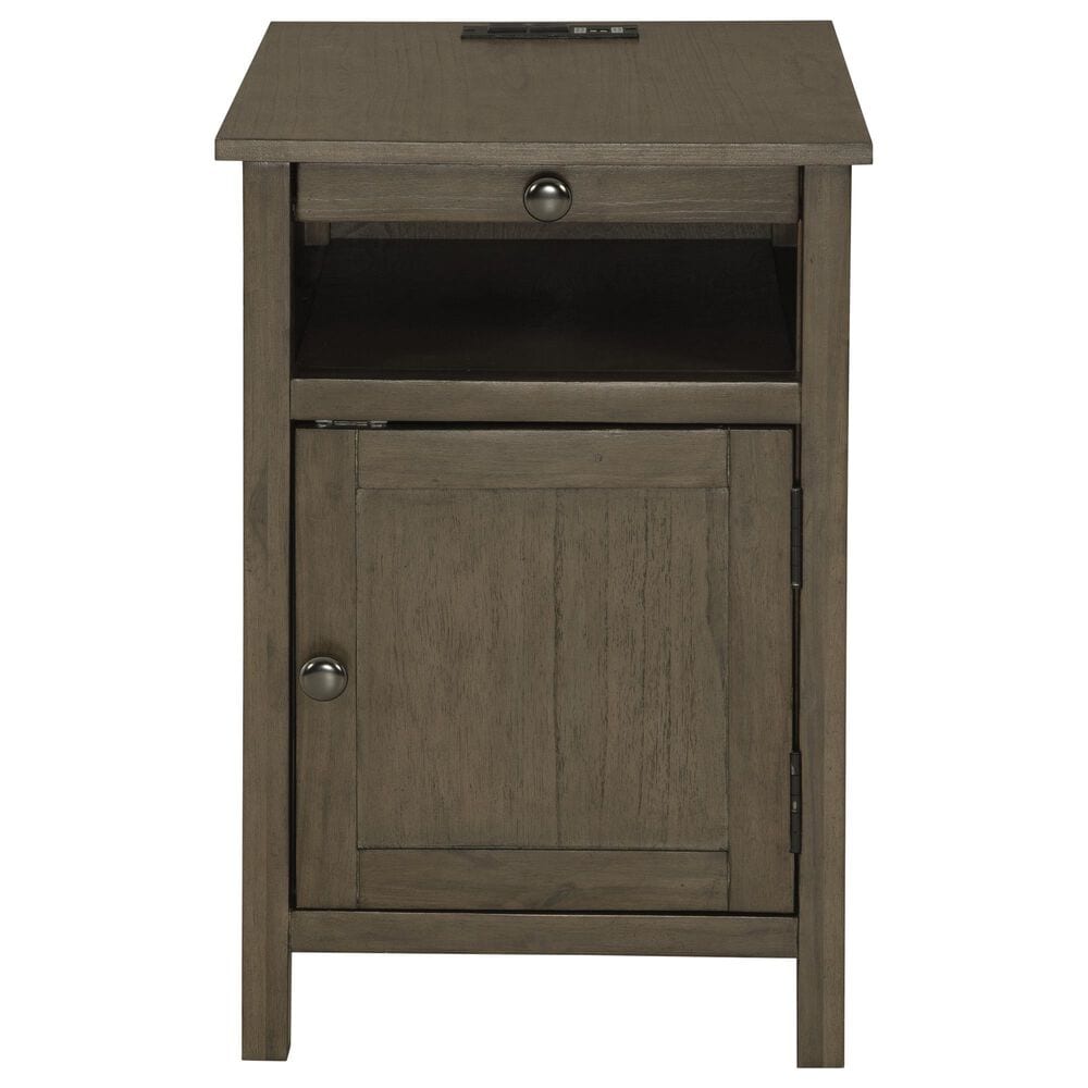 Ashley Treytown Chairside End Table in Grayish Brown, , large