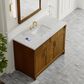 James Martin Bellshire 48" Single Bathroom Vanity in Honey Oak with 3 cm Eternal Jasmine Pearl Silestone Top, Rectangular Sink and FreePower Wireless Charger, , large