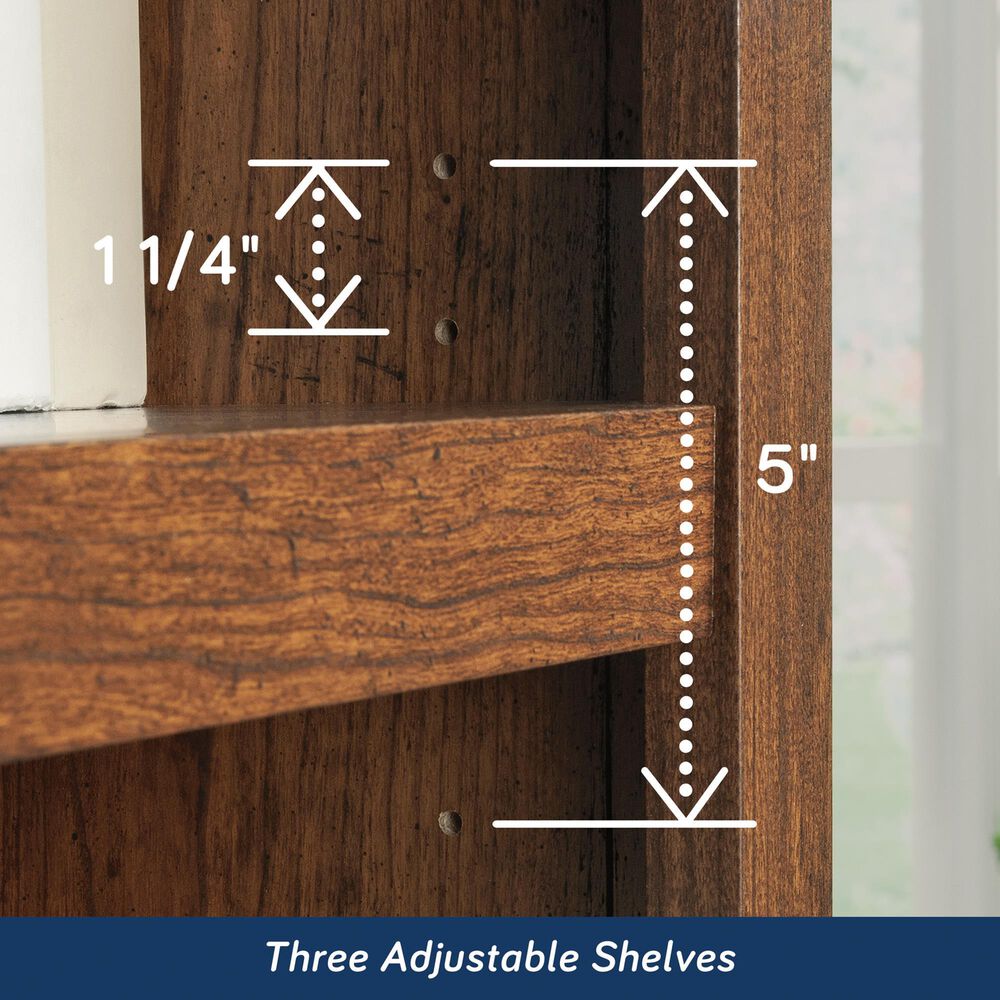 Sauder Miscellaneous Storage 5-Shelf Bookcase in Washington Cherry, , large