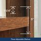 Sauder Miscellaneous Storage 5-Shelf Bookcase in Washington Cherry, , large