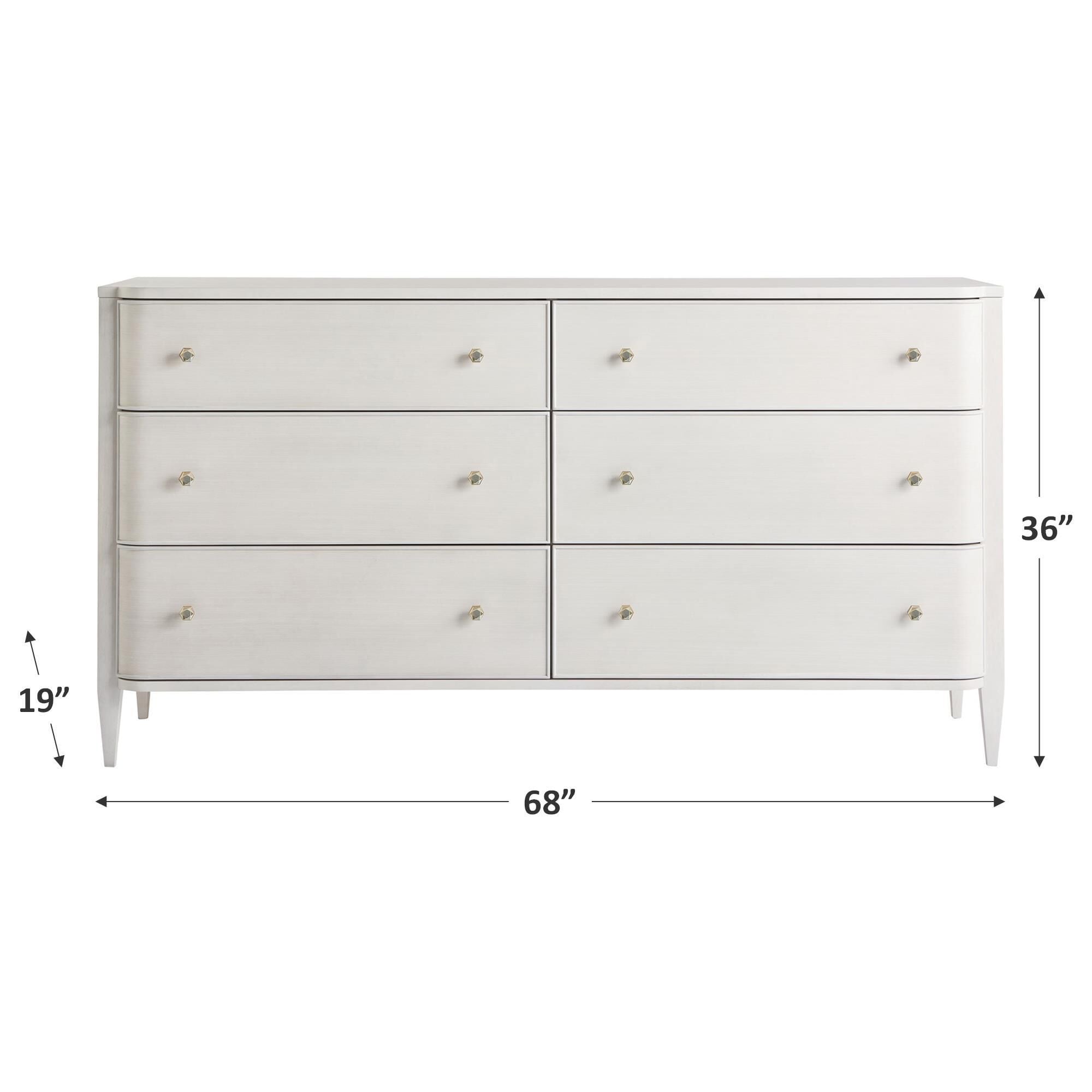 美品　Drawer 36 Signature Design by Ashley Mollviney B2540-31 Six Drawer Dresser
