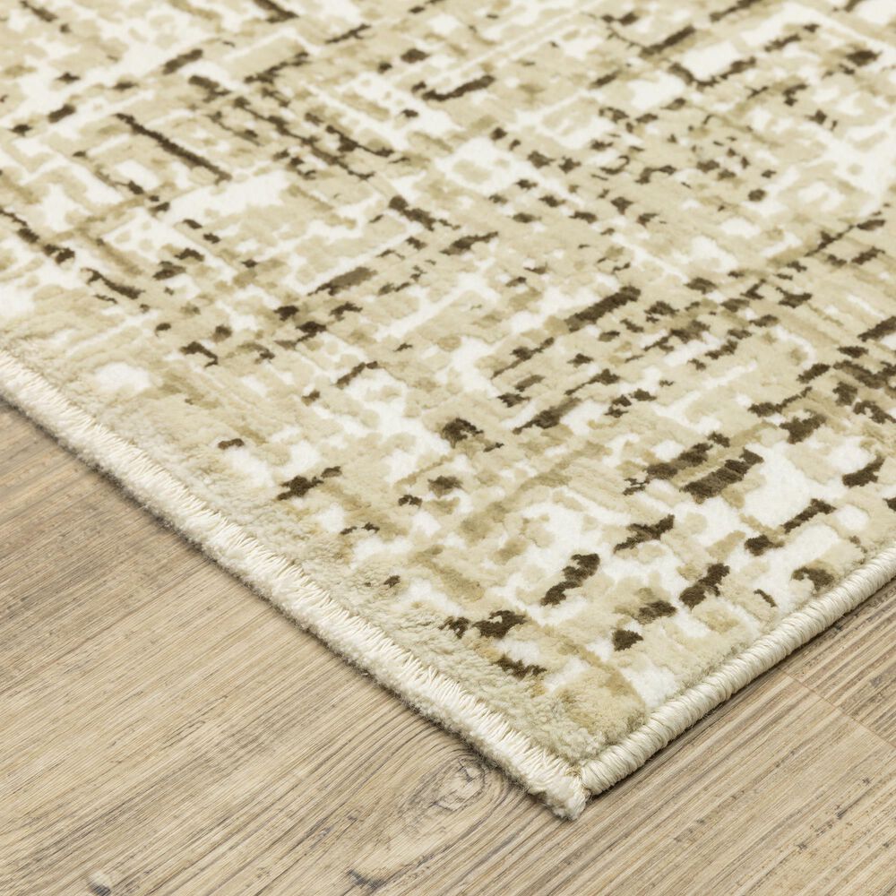 Oriental Weavers Reed 3&#39;3&quot; x 5&#39; Ivory and Brown Area Rug, , large