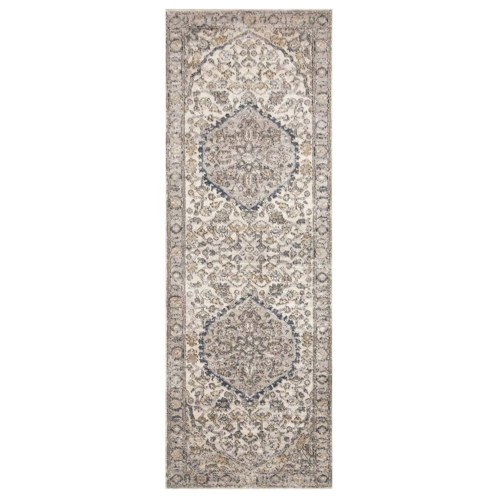 Loloi II Teagan TEA-01 2"8" x 10"6" Natural and Light Grey Runner, , large