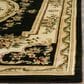 Safavieh Lyndhurst LNH218 5"3" x 7"6" Black and Ivory Area Rug, , large