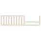 Evolur Antilia Toddler Guard Rail in Vanilla Bean, , large