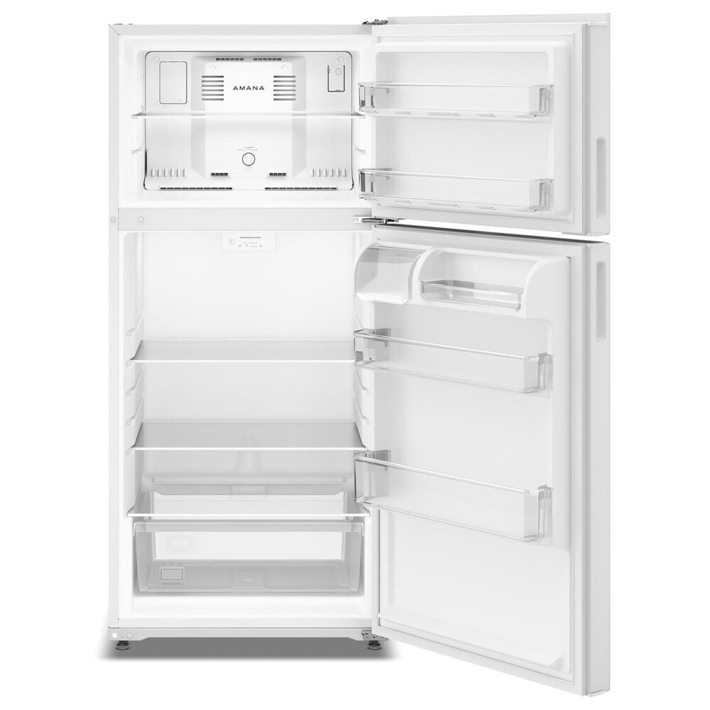 Amana 14.3 Cu. Ft. Top Freezer Refrigerator with a Large Crisper Drawer in White, , large