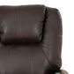 Linon Home Decor Peoria Power Lift Recliner in Chocolate, , large
