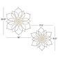 Maple and Jade 20.5" x 18" Floral Wall Decor in Black and Beige (Set of 2), , large