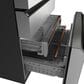 Cafe 28.7 Cu. Ft. Smart 4-Door Refrigerator with Dual Dispense AutoFill Pitcher in Platinum Glass, , large