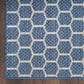 Nourison Twist Reversible 4" x 6" Blue Indoor/Outdoor Area Rug, , large