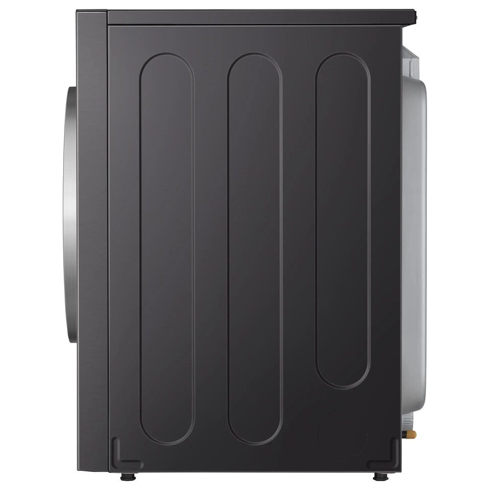 LG 9 Cu. Ft. Smart Front Load Gas Dryer in Brushed Black Steel, , large
