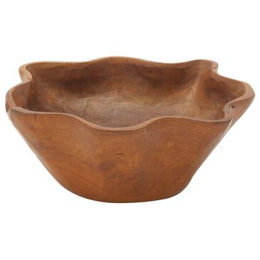 Maple and Jade 6" x 14" Decorative Bowl in Brown, , large