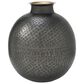 Ashley Woody 14.88" Vase in Pewter and Gold, , large