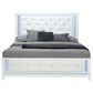 Global Furniture USA Alina 5-Piece King Upholstered Panel Bedroom Set in White, , large