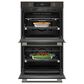 KitchenAid 2-Piece Kitchen Package with Black Ore 30" Smart Double Wall Oven and Black 30" Electric Cooktop, , large