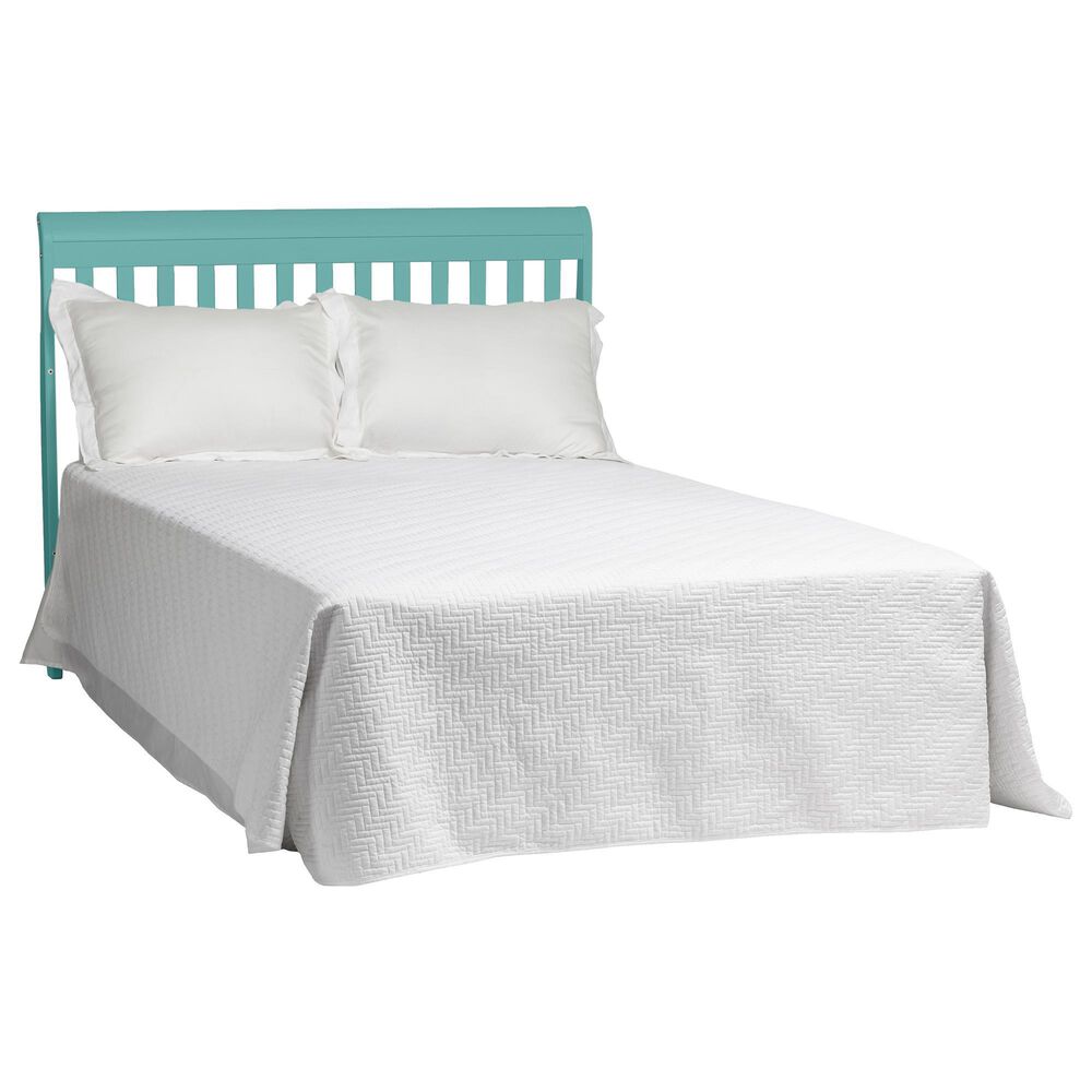 Hearth and Haven Riley 4-In-1 Convertible Crib in Turquoise, , large