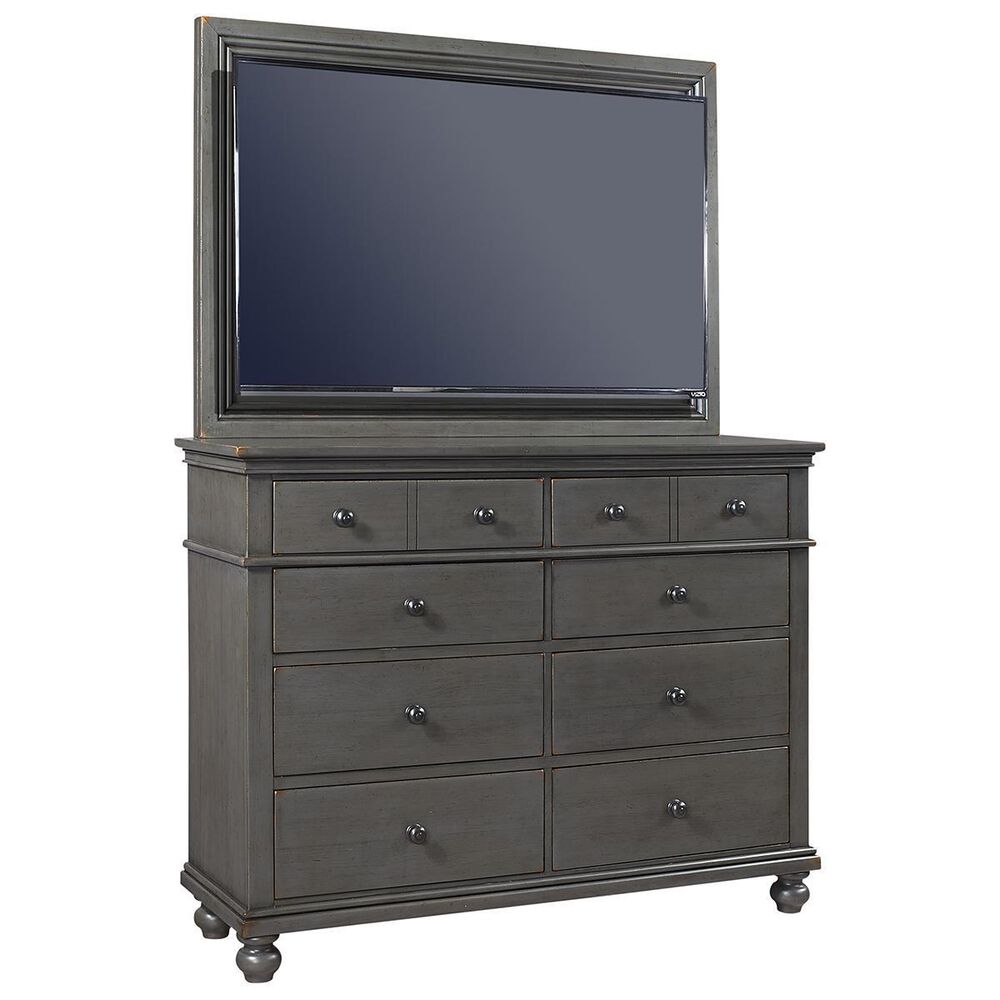 Riva Ridge Oxford 4 Piece Queen Storage Bedroom Set in Peppercorn, , large