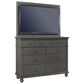 Riva Ridge Oxford 4 Piece Queen Storage Bedroom Set in Peppercorn, , large