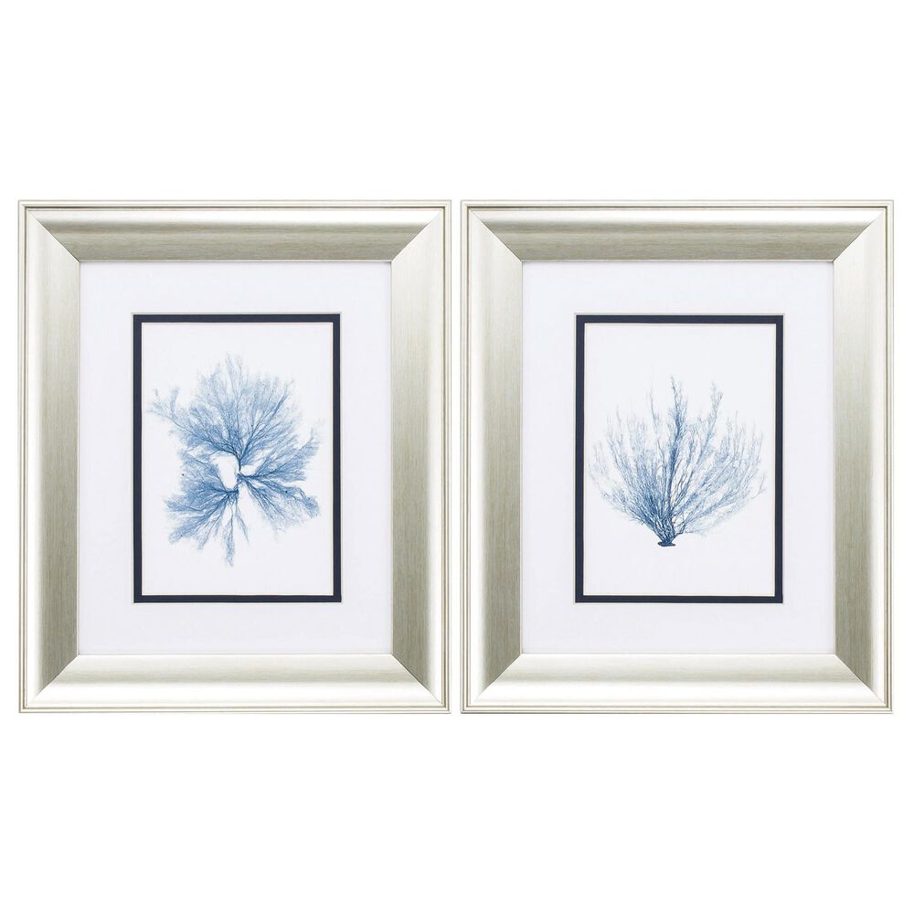 Propac Seaweed Wall Art in Blue (Set of 2), , large