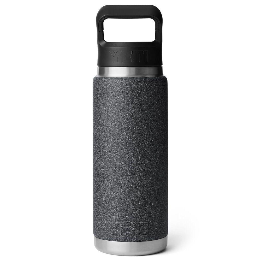 YETI Rambler 26 Oz Bottle with Straw Cap in Black Stone, , large