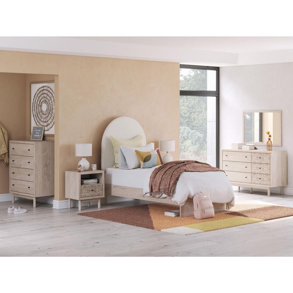 Ashley Arloster 6-Drawer Dresser in Tan, , large