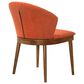 Blue River Westmont and Juno 5-Piece Dining Set with Orange Cushion in Walnut, , large
