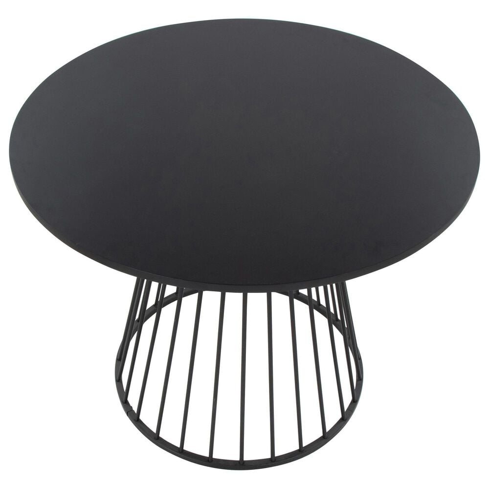 LumiSource Canary Dining Table in Black - Table Only, , large