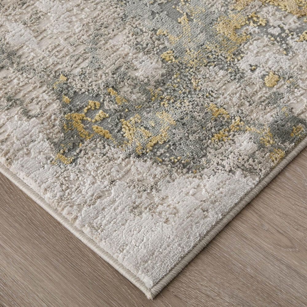 Feizy Waldor Gold and Birch 2&#39;10&quot; x 7&#39;10&quot; Runner, , large