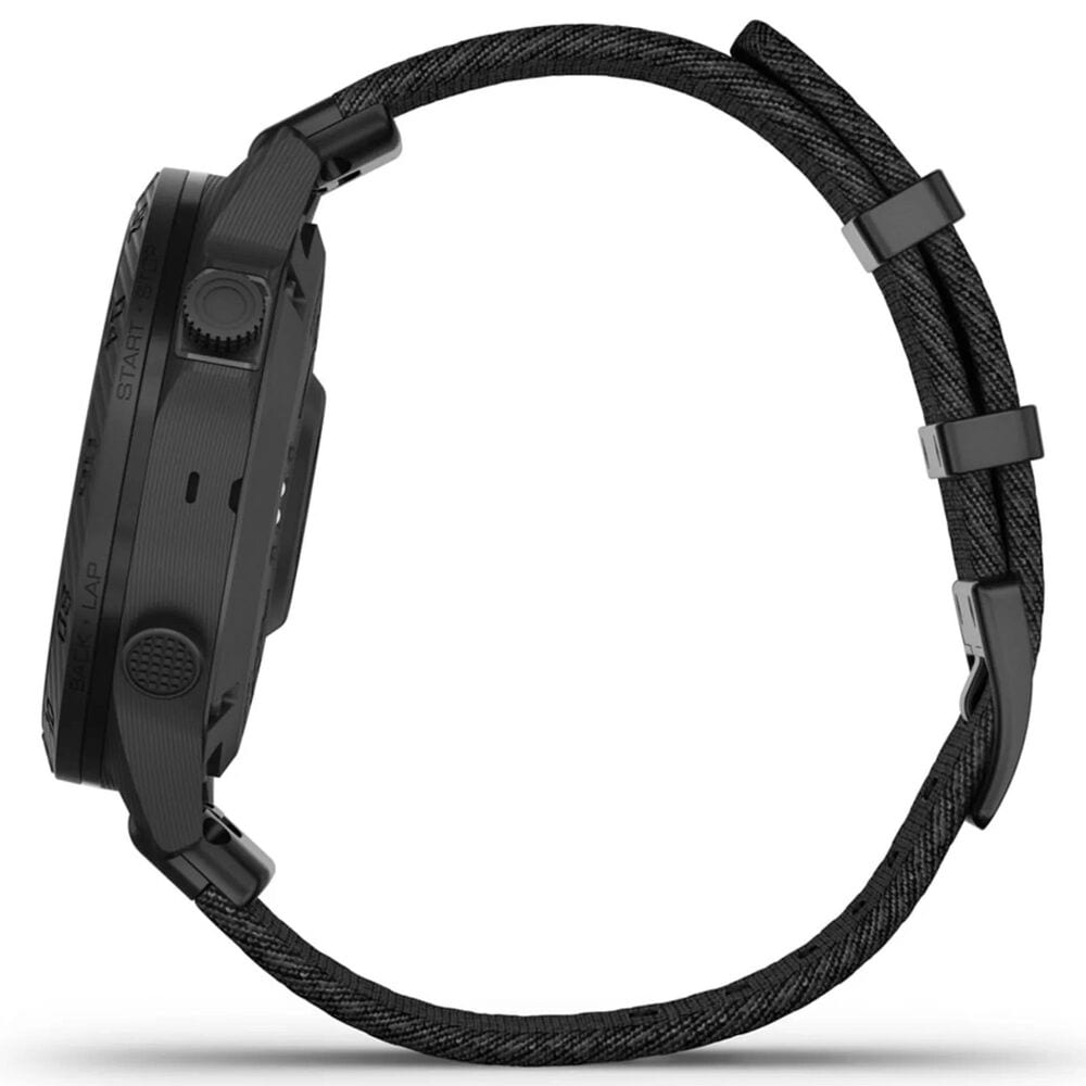 Garmin MARQ 2 Commander AMOLED Smartwatch Fused Carbon Fiber Case with Nylon Band in Black, , large