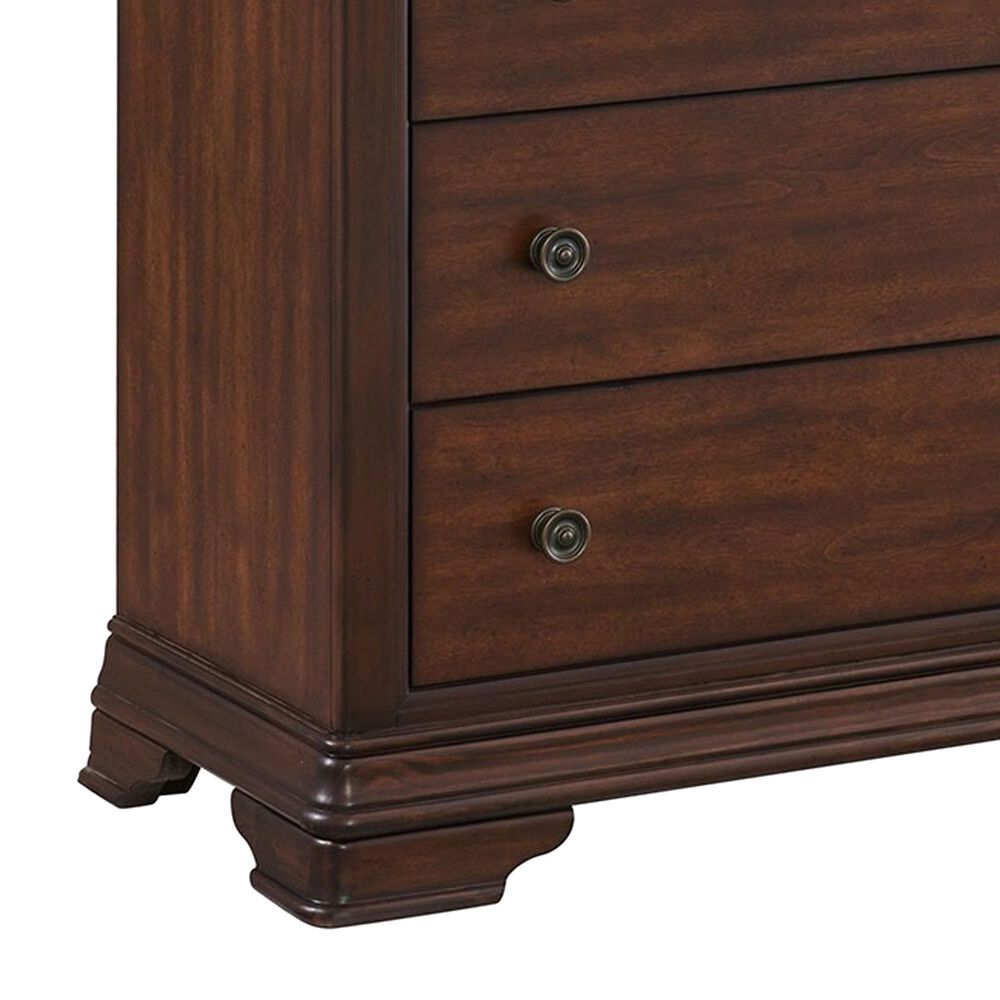Mayberry Hill Phillipe 4-Piece King Bedroom Set in Cherry, , large