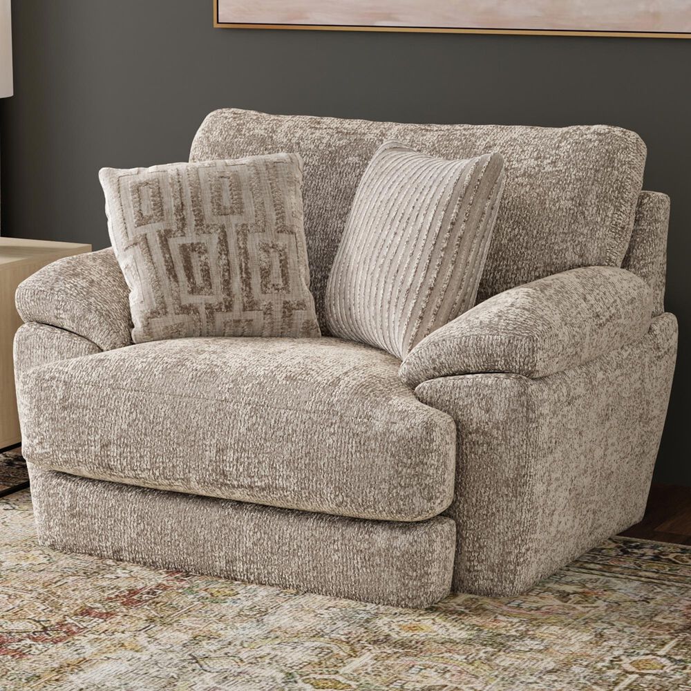 Jackson Furniture Jaden Chair and A Half in Steel, , large
