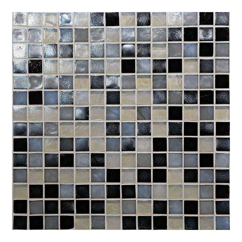 Dal-Tile Glass Horizons Baltic Blend 12" x 12" Glass Mosaic Sheet, , large