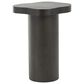 Maple and Jade Pedestal Accent End Table in Black, , large