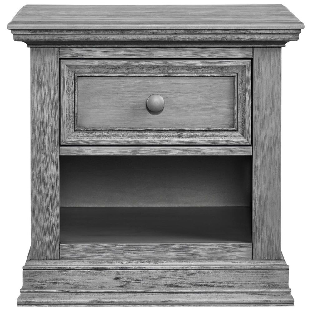 Oxford Baby Glenbrook 1-Drawer Night Stand in Graphite Gray, , large