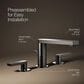 Kohler Composed Widespread Bathroom Sink Faucet in Vibrant Titanium, , large